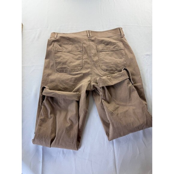 Democracy Ab Technology Jeans Womens 14 Brown Denim Roll Tab Hem Casual Straight - Picture 5 of 5